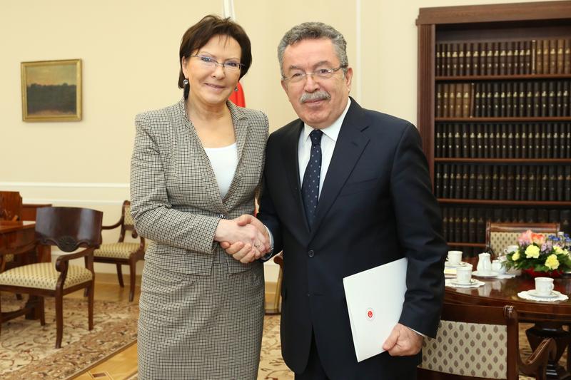Spotkanie marszałek Sejmu z ambasadorem Turcji